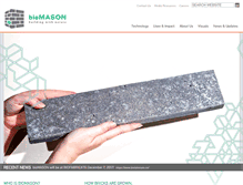 Tablet Screenshot of biomason.com